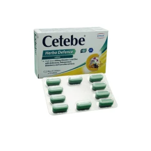 Cetebe Herba Defence Tăng cường đề kháng từ thảo dược cho trẻ em và người lớn STADA 30v