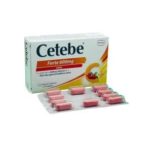 Cetebe Forte Tăng cường đề kháng 600mg STADA 30v