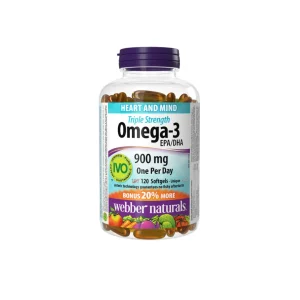 Omega 3 Triple Strength WEBBER NATURALS 80v
