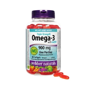 Omega-3 + CoQ10 WEBBER NATURALS 80v