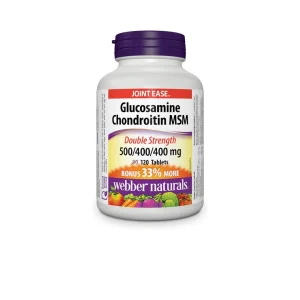 Glucosamin, Chondrotin, MSM WEBBER NATURALS 120v