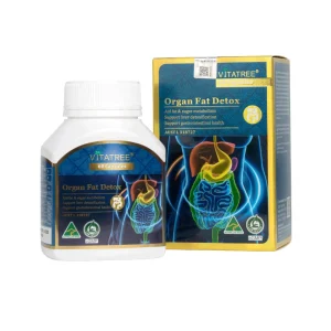 Organ Fat Detox H/60V VITATREE Hỗ trợ thải độc mỡ nội tạng, tăng cường chuyển hóa chất béo