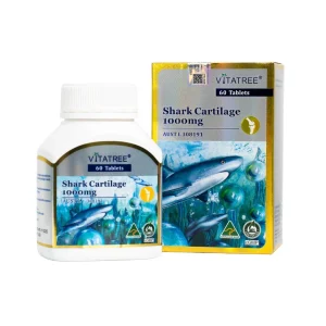 Shark Cartilage 1000mg H/60V VITATREE Hỗ trợ giảm đau nhức khớp, thúc đảy khả năng vận động